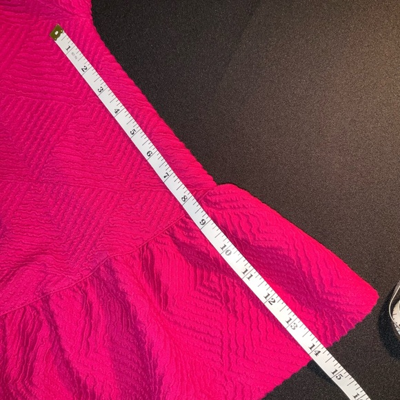 Anthropologie Magenta Peplum Blouse - Picture 10 of 11